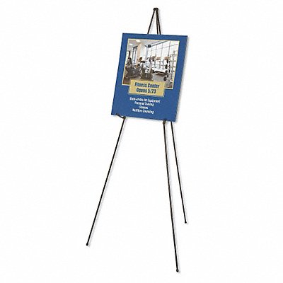 Portable Folding Easel 63 in Black