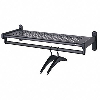 Shelf Rack Black 36 In