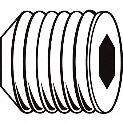 ScktStScrw CupPt 5/8 -11 3.5 L PK25