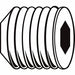 ScktStScrw CupPt 5/8 -11 3.5 L PK25