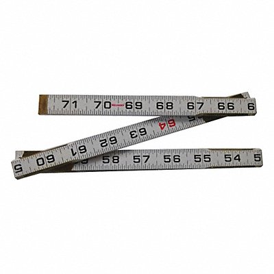 Two Way Reading Folding Rule 72 in.