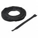 Hook-and-Loop Cable Tie 18 in Blk PK400
