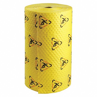 Absorbent Roll Chem/Hazmat YLW 300ft L