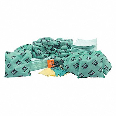 Spill Kit Refill Chem/Hazmat Green