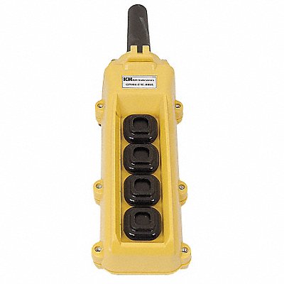 Pendant Station Single Speed Yellow