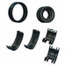 Middle Jaw 2.040 in Black Polyamide