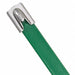 Cable Tie 14.3 in Green PK50