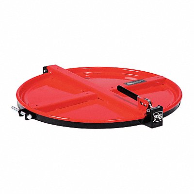 Drum Lid Red Steel 85 gal