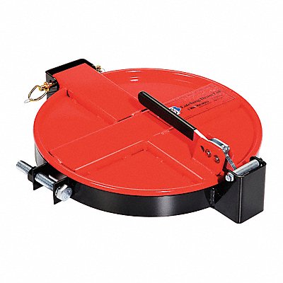 Drum Lid Red Steel 5 to 16 gal