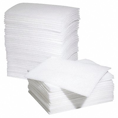 Absorbent Pad Chem/Hazmat White PK50