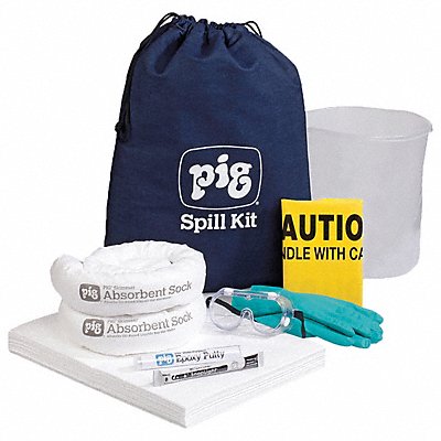 Spill Kit Oil-Based Liquids Blue