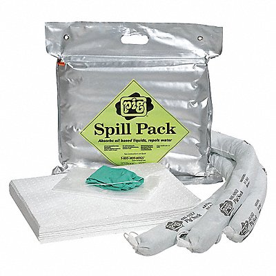 Spill Kit Oil-Based Liquids Silver