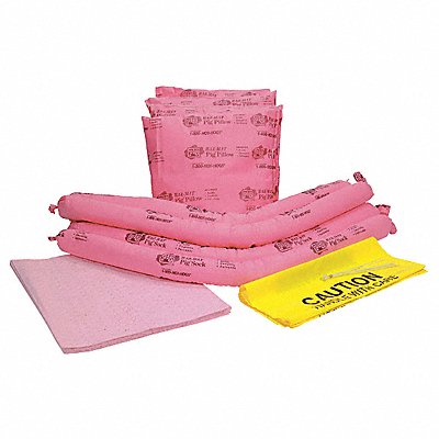 Spill Kit Refill Chem/Hazmat Pink