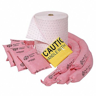 Spill Kit Refill Chem/Hazmat Pink