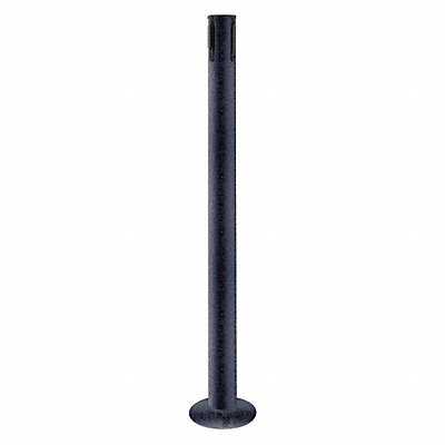 Receiver Post 36-1/2 In H Black Wrinkle