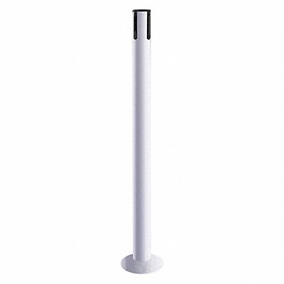 Receiver Post 36-1/2 In H White