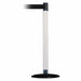 Barrier Post with Belt 7-1/2 ft L Black