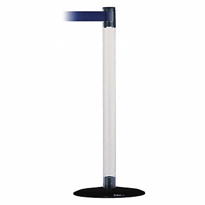 Barrier Post with Belt 7-1/2 ft L Blue