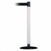 Barrier Post with Belt 13 ft L Black