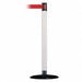 Barrier Post with Belt 13 ft L Red