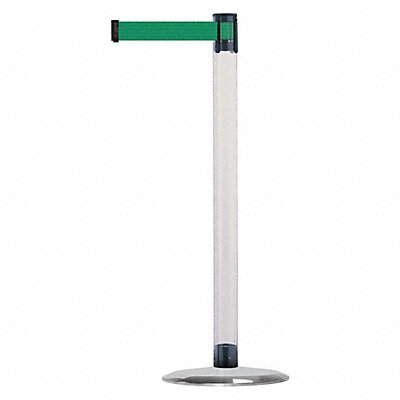 Barrier Post with Belt Metal 7-1/2 ft L