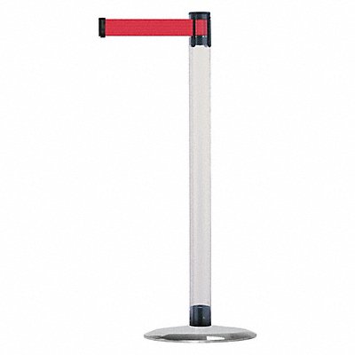 Barrier Post with Belt Metal 13 ft L