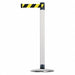 Barrier Post with Belt Metal 13 ft L