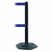 Barrier Post with Belt 7-1/2 ft L Blue