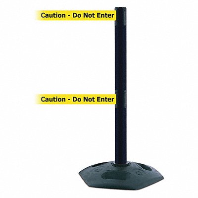 Barrier Post with Belt Heavy Duty Rubber