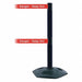 Barrier Post with Belt Heavy Duty Rubber