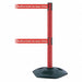 Barrier Post with Belt Heavy Duty Rubber