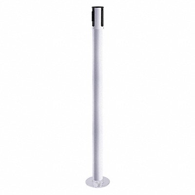 Receiver Post 40-1/2 In H White