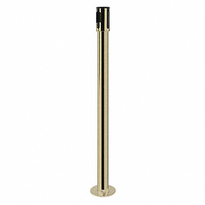 Receiver Post 40-1/2 In H Polished Brass