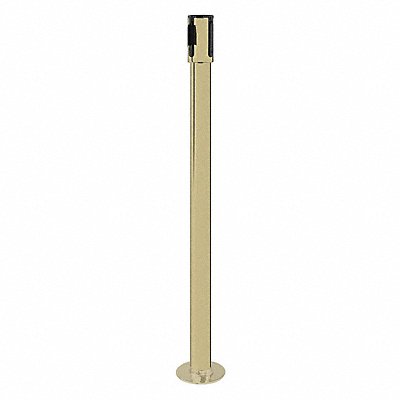 Receiver Post 40-1/2 In H Satin Brass