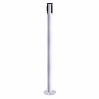 Receiver Post 40-1/2 In H White