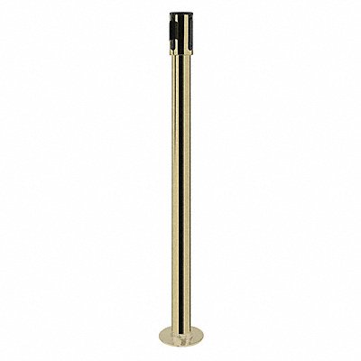 Receiver Post 40-1/2 In H Polished Brass