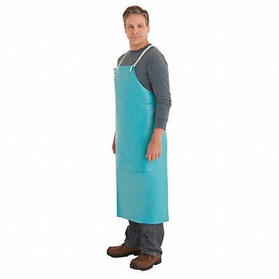 Bib Apron Universal Green Vinyl PK12