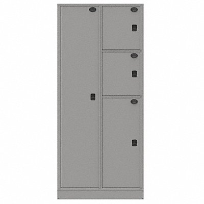 Evidence Locker 36inW Gray 4Compartments