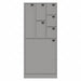 Evidence Locker 36inW Gray 7Compartments