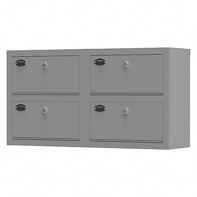 Weapon Storage Cabinet 15-1/2inH Gray