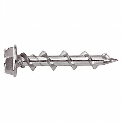 Wall Anchor Screw 1-1/4L 3/16 D PK100 