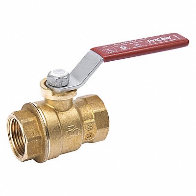 Ball Valve Brass Full Port 1/4 in
