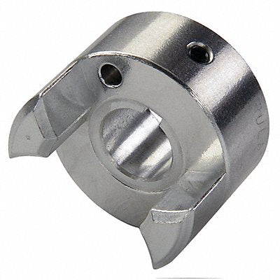 Curved Jaw Coupling Hub 3/8 Aluminum