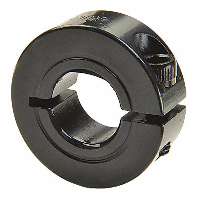 Shaft Collar D-Bore 1Pc 1/4 In Steel