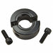 Shaft Collar D-Bore 2Pc 1/4 In Steel