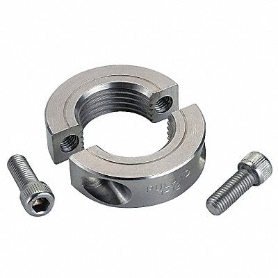 Shaft Collar Threaded 2Pc 1/2-20 In SS