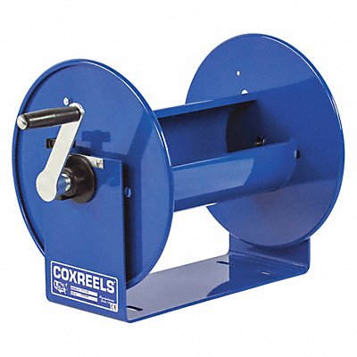 Hand Crank Hose Reel 100 ft 3/8 ID Blue