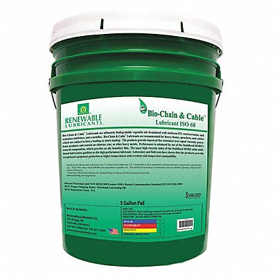 ChainWireRope Lube 5 gal Pail