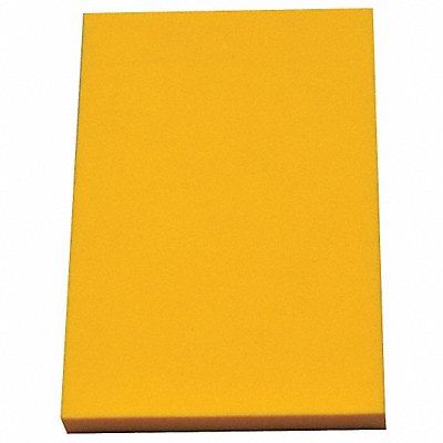 Polyethylene Sheet L 24 in Yellow