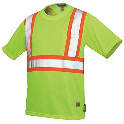 Hi-Vis Short Sleeve Shirt XL Yellow/Grn